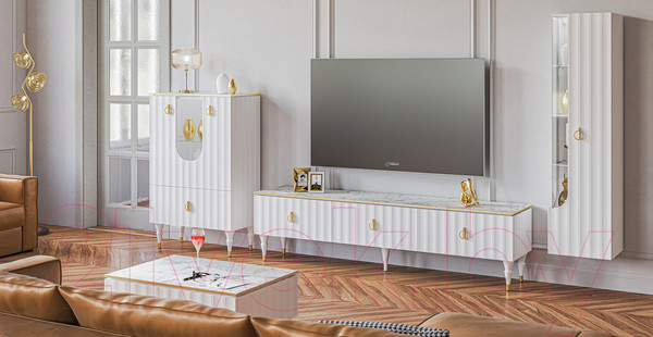 Изображение товара Шкаф навесной Мебель-Неман Лоренсо МН-043-02 (белый)