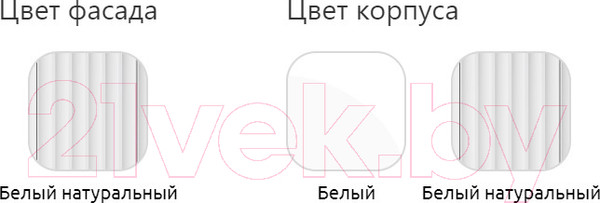 Изображение товара Шкаф навесной Мебель-Неман Лоренсо МН-043-02 (белый)