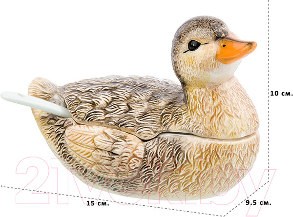 Изображение товара Сахарница Elan Gallery Уточка / 340052 