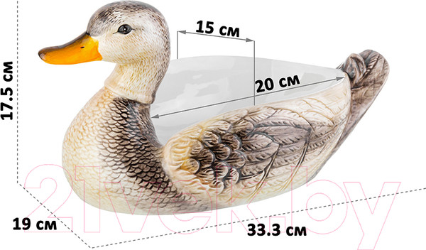 Изображение товара Блюдо Elan Gallery Уточка / 340059 