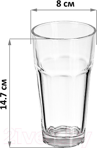 Изображение товара Набор стаканов для горячих напитков Elan Gallery Crystal Glass / 360156