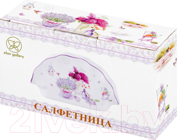 Изображение товара Салфетница Elan Gallery Лаванда / 420361 