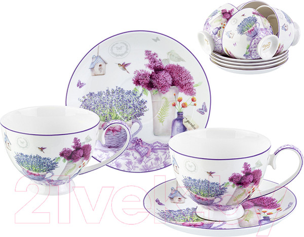 Изображение товара Набор для чая/кофе Elan Gallery Лаванда / 420466