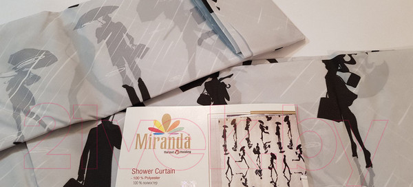 Изображение товара Шторка-занавеска для ванны Miranda Storm