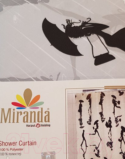 Изображение товара Шторка-занавеска для ванны Miranda Storm