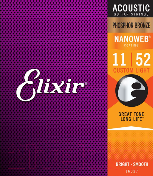 Изображение товара Струны для акустической гитары Elixir Strings 16027 11-52