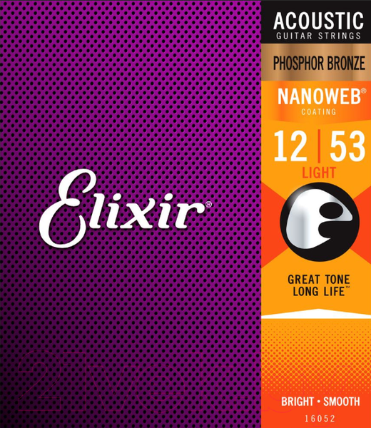 Изображение товара Струны для акустической гитары Elixir Strings 16052 12-53