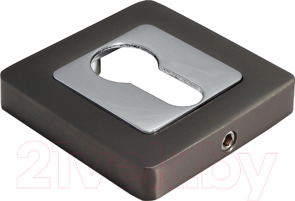 Изображение товара Накладка на цилиндр Morelli MH-KH-S55 GR/PC (графит/хром)