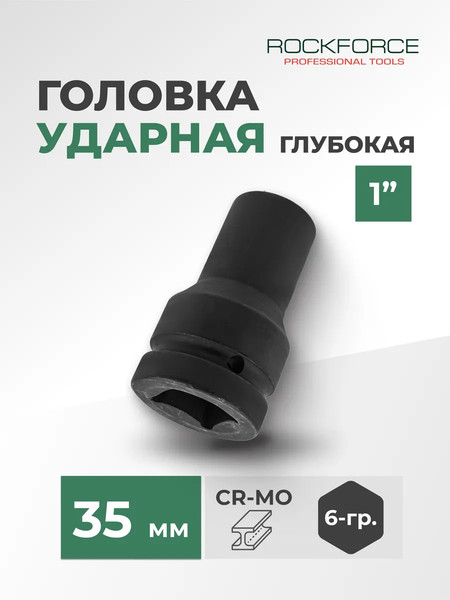 Изображение товара Головка слесарная RockForce RF-48510035(256)