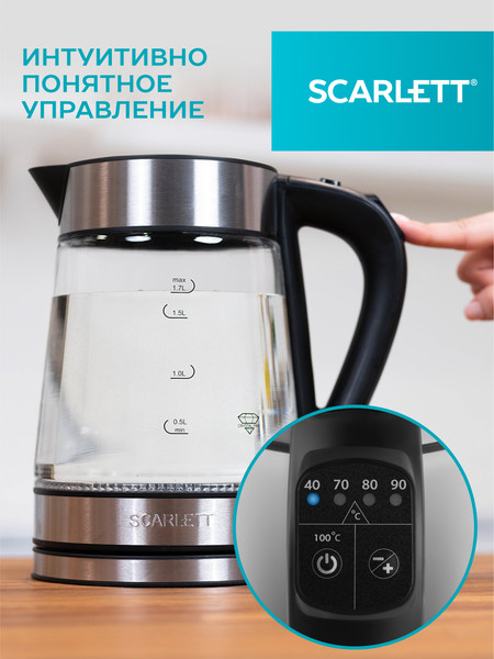 Изображение товара Электрочайник Scarlett SC-EK27G55