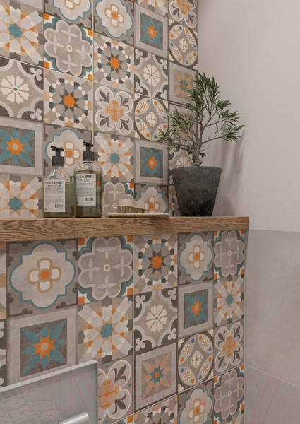 Изображение товара Плитка Cersanit Loft C-LO4R402D / 17182/16121  (420x420, темно-серый)