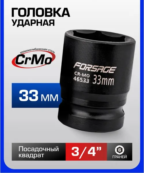 Изображение товара Головка слесарная Forsage F-46533 (1371)