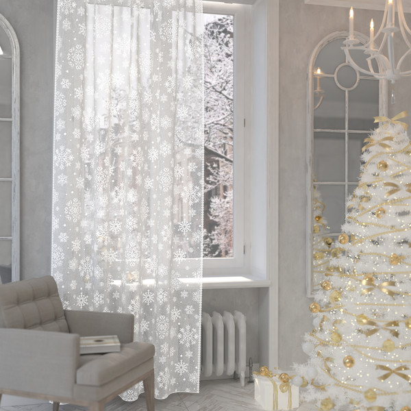 Изображение товара Комплект гардин Лента К455С (250x145, белый)