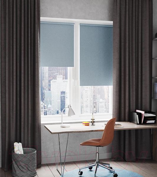 Изображение товара Рулонная штора LEGRAND Бостон 200x175 / 58104453 (деним)