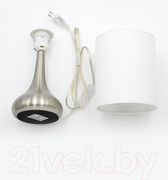 Изображение товара Прикроватная лампа ArtStyle HT-713NICW (никель/белый)