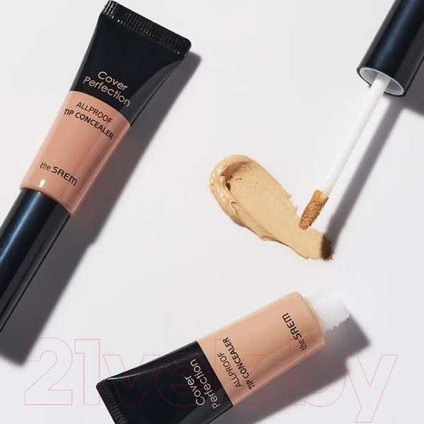 Изображение товара Консилер The Saem Cover Perfection Allproof Tip Concealer 1.5 Natural Beige
