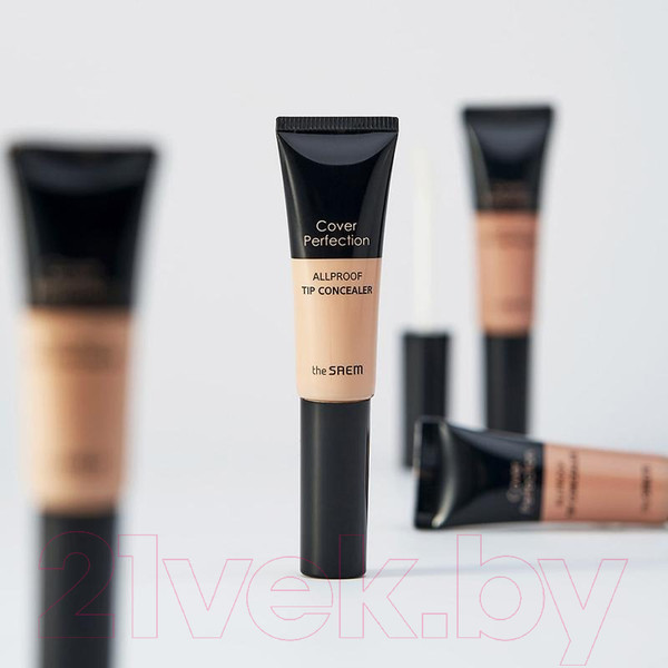 Изображение товара Консилер The Saem Cover Perfection Allproof Tip Concealer 1.0 Clear Beige