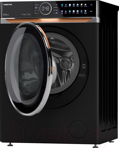 Изображение товара Стирально-сушильная машина Hiberg i-DDQ10-10714 B