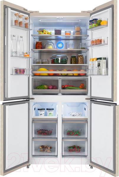 Изображение товара Холодильник с морозильником Hiberg RFQ-600DX NFYm Inverter