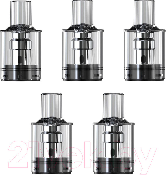 Изображение товара Набор картриджей для электронного парогенератора Joyetech eGo Pod 1.2 Ом (2мл, черный, 5шт)