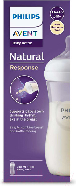 Изображение товара Бутылочка для кормления Philips AVENT Natural Response / SCY906/01 