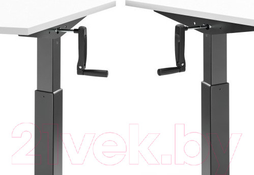 Изображение товара Подстолье Ergosmart Manual Desk Compact (белый)