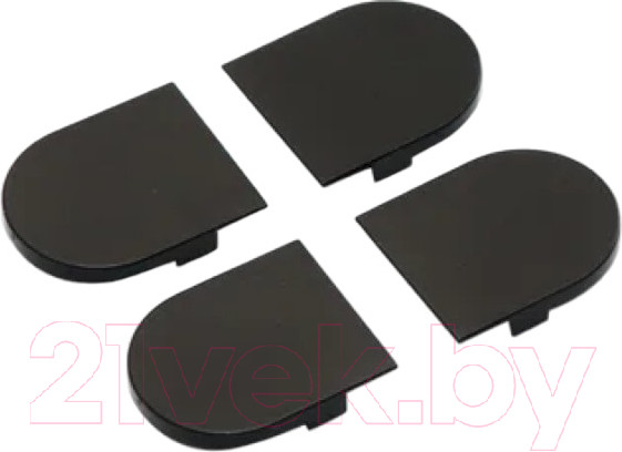 Изображение товара Комплект накладок на скрытые петли AGB Eclipse 2.0 Е302002093 (4шт, черный)