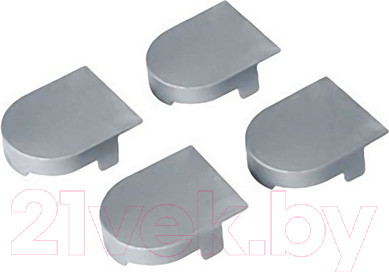 Изображение товара Комплект накладок на скрытые петли AGB Eclipse 2.0 Е302002034 (4шт, матовый хром)