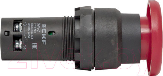 Изображение товара Кнопка для пульта EKF PROxima SW2C-11MZ / sw2c-mz-r (красный)