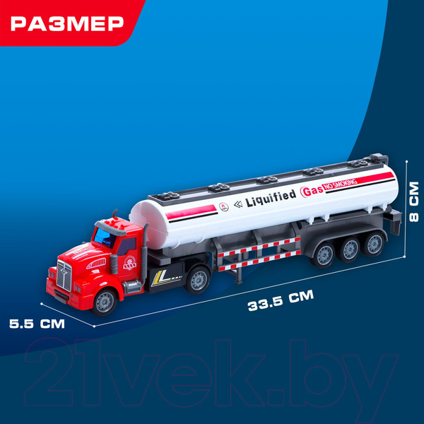 Изображение товара Бензовоз игрушечный Автоград 6978428