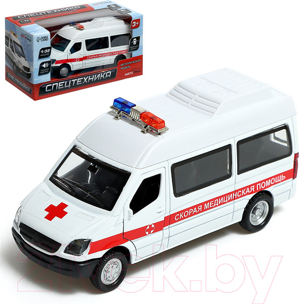 Изображение товара Масштабная модель автомобиля Автоград Скорая / 9615110