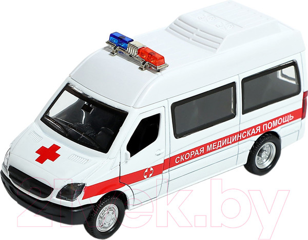 Изображение товара Масштабная модель автомобиля Автоград Скорая / 9615110