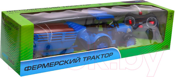 Изображение товара Радиоуправляемая игрушка Автоград Трактор Фермер / 7753106 (синий)