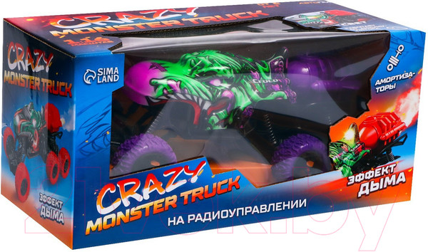 Изображение товара Радиоуправляемая игрушка Автоград Джип Monster / 7707466 (зеленый)