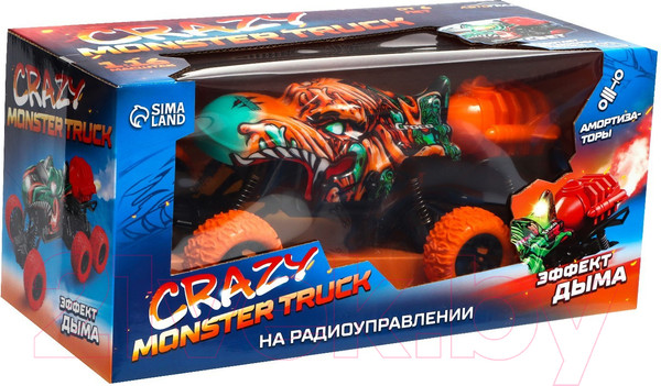 Изображение товара Радиоуправляемая игрушка Автоград Джип Monster / 7707465 (оранжевый)