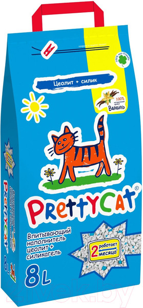 Изображение товара Наполнитель для туалета Prettycat Aroma Fruit / 620055 (4кг/8л)