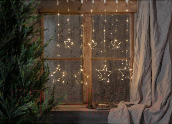 Изображение товара Светодиодная бахрома Eglo Dew Drop Stars 411385