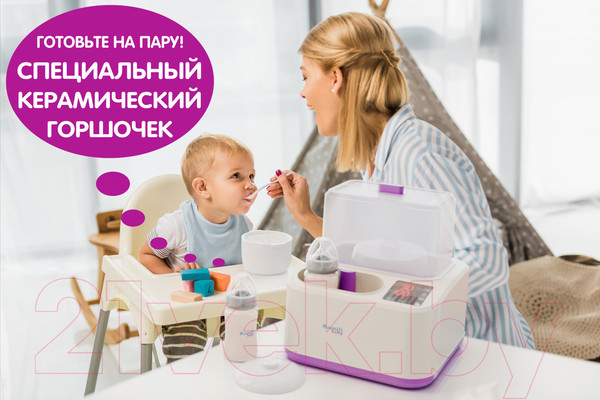 Изображение товара Стерилизатор-подогреватель для бутылочек Ramili 8 в 1 / BSS300
