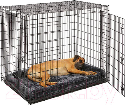 Изображение товара Лежанка для животных Midwest Pet Bed для собак и кошек / 40222-GY (55x33см, серый)