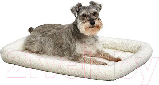 Изображение товара Лежанка для животных Midwest Pet Bed для собак и кошек / 40222 (55x33см, белый)