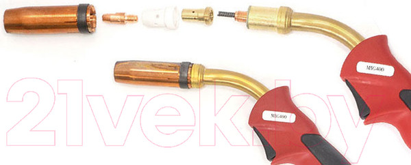 Изображение товара Горелка сварочная AURORA Mig 400 Water Cool 400A / 12039 (5м)