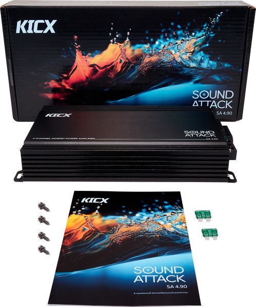Изображение товара Автомобильный усилитель Kicx SA 4.90