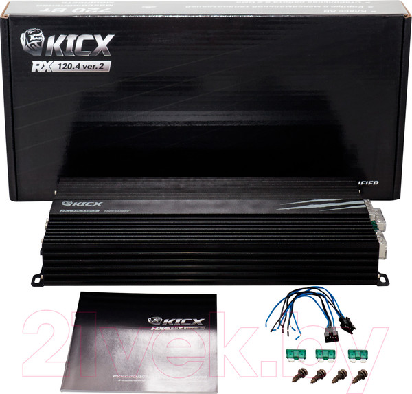 Изображение товара Автомобильный усилитель Kicx RX 120.4 ver2