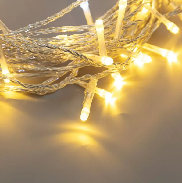 Изображение товара Светодиодная гирлянда Neon-Night Нить 305-526 (10м, теплый белый)