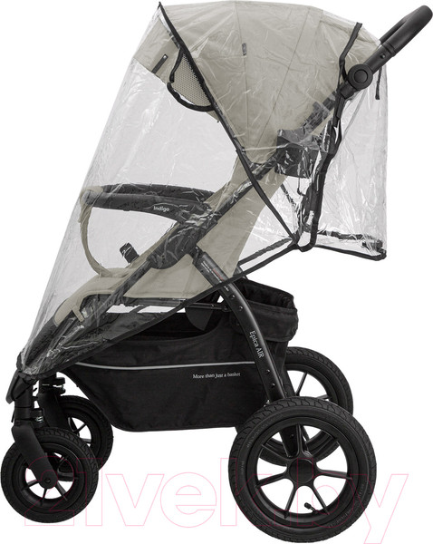 Изображение товара Детская прогулочная коляска INDIGO Epica XL Air с сумкой (бежевый)