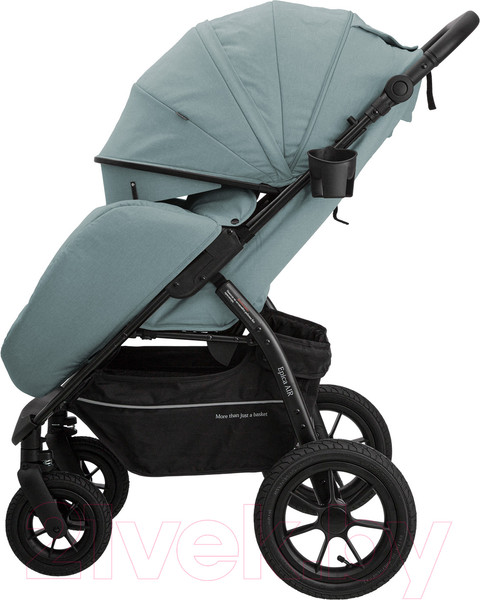 Изображение товара Детская прогулочная коляска INDIGO Epica XL Air с сумкой (зеленый)