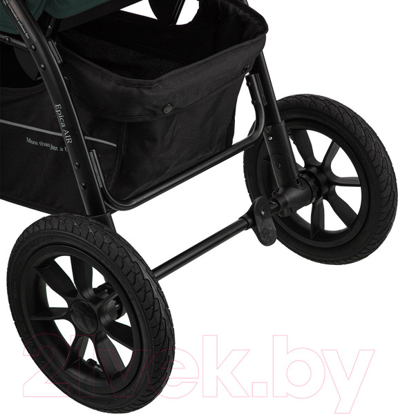 Изображение товара Детская прогулочная коляска INDIGO Epica XL Air с сумкой (темно-зеленый)