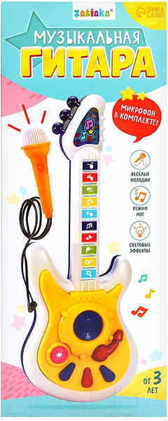 Изображение товара Музыкальная игрушка Zabiaka Гитара музыкальная / 9824794