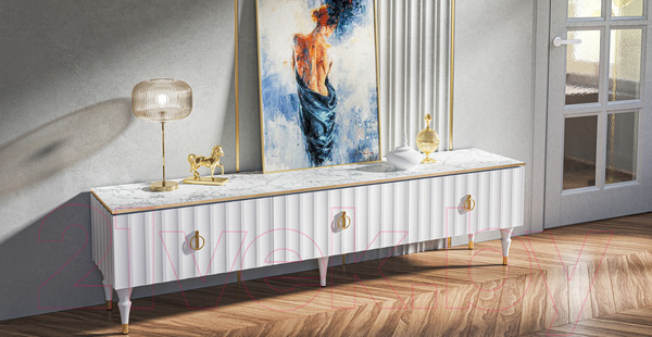 Изображение товара Тумба Мебель-Неман Лоренсо МН-043-06 (1) (белый)