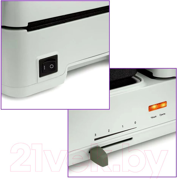 Изображение товара Сэндвичница Kitfort 2в1 KT-6061-1 (мятный)